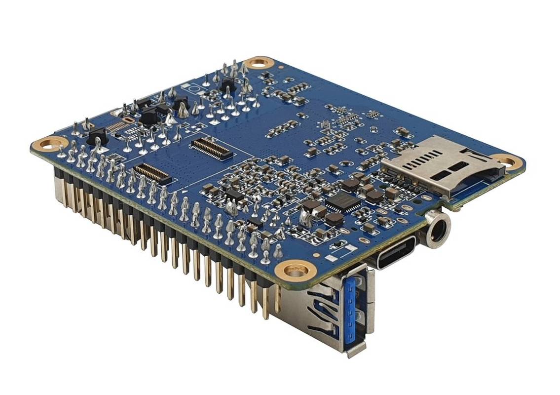 ALLNET - Rock Pi E D8P Dual Ethernet Board RK3328 1GB RAM oh. Wifi/BT PoE-1