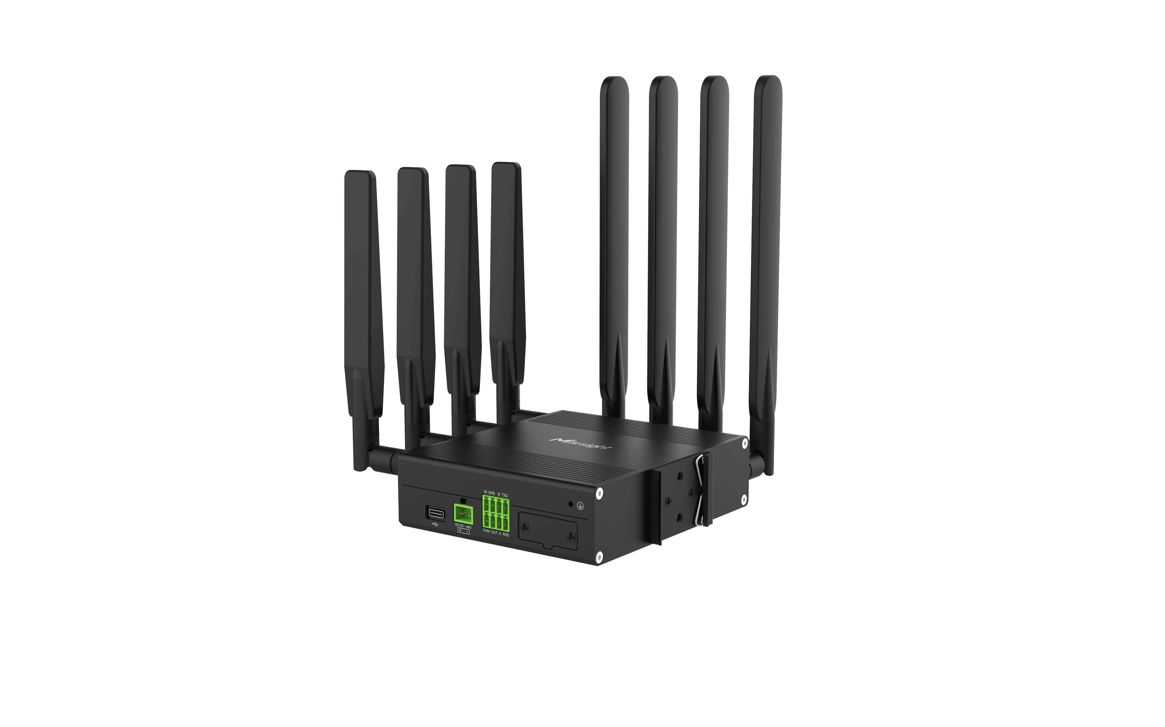 Milesight IoT Ind. Cellular Router UR75 5G GPS Wi-Fi - Router - WLAN - 1 Gbps --0