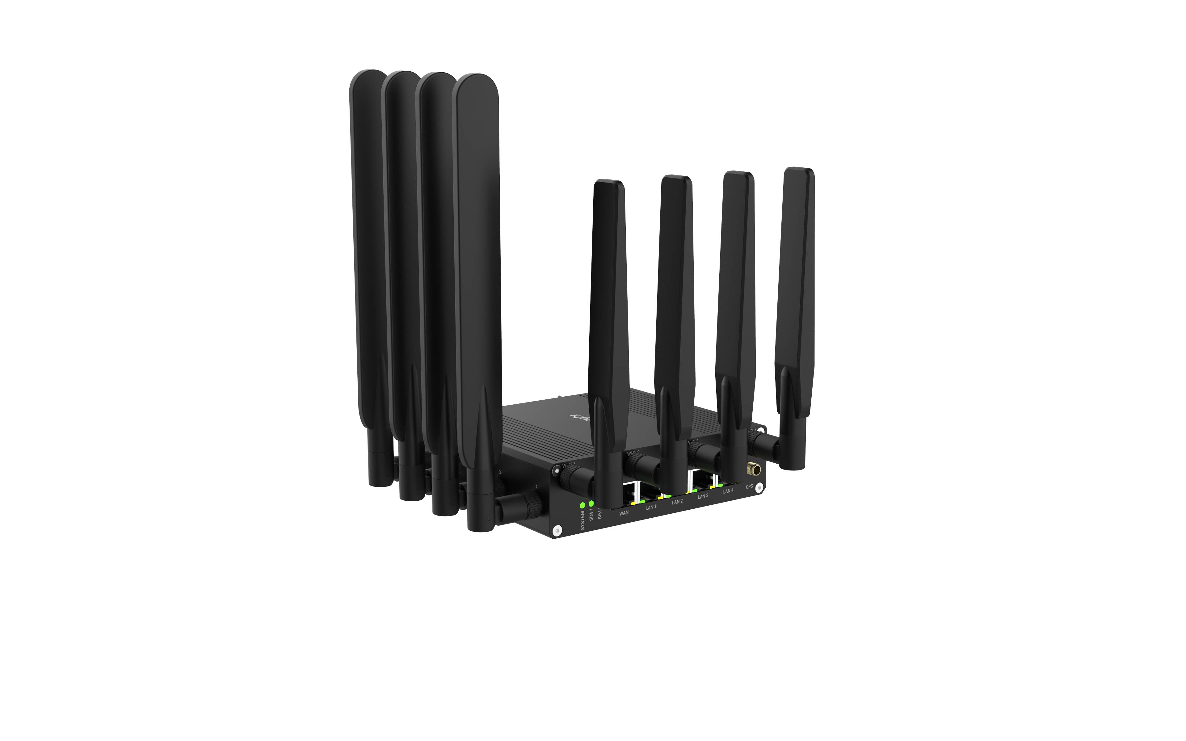 Milesight IoT Ind. Cellular Router UR75 5G GPS Wi-Fi - Router - WLAN - 1 Gbps --1
