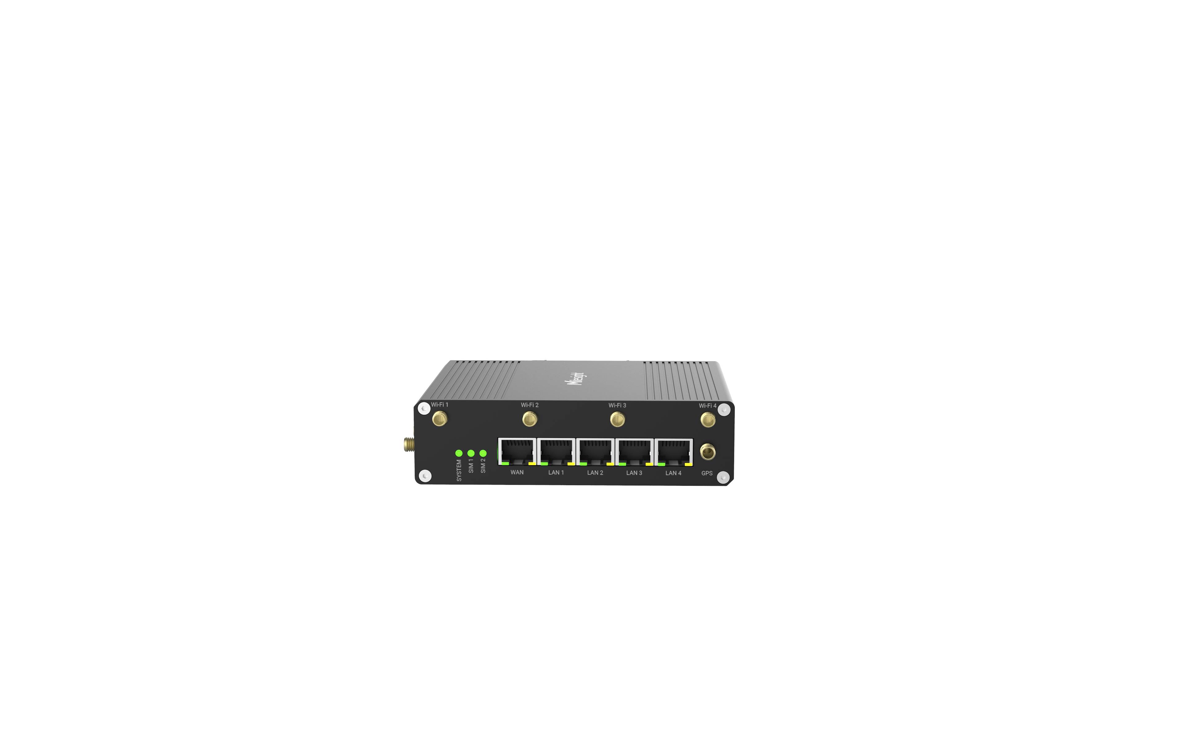 Milesight IoT Ind. Cellular Router UR75 5G GPS Wi-Fi - Router - WLAN - 1 Gbps --4