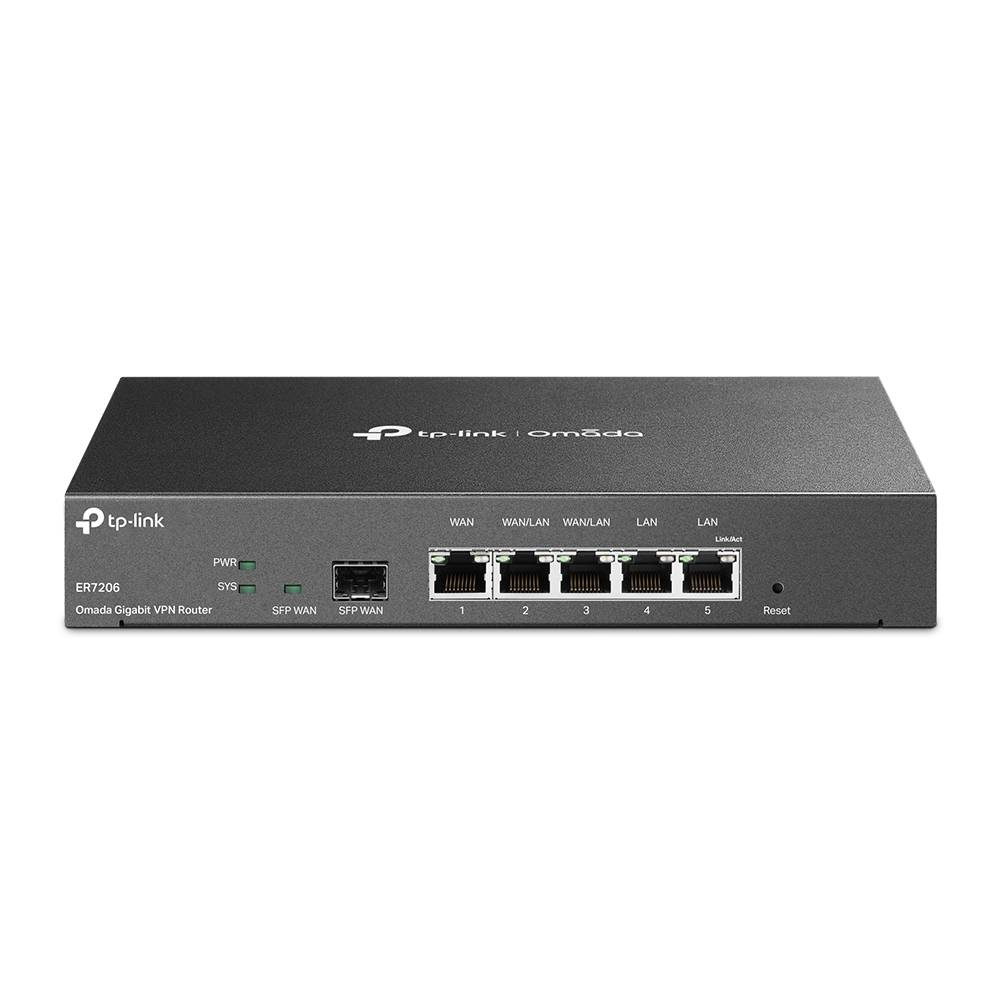 TP-Link - ER7206 - SafeStream™ Gigabit Multi-WAN VPN Router PORT: 1×-0
