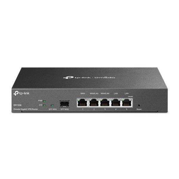 TP-Link - ER7206 - SafeStream™ Gigabit Multi-WAN VPN Router PORT: 1×