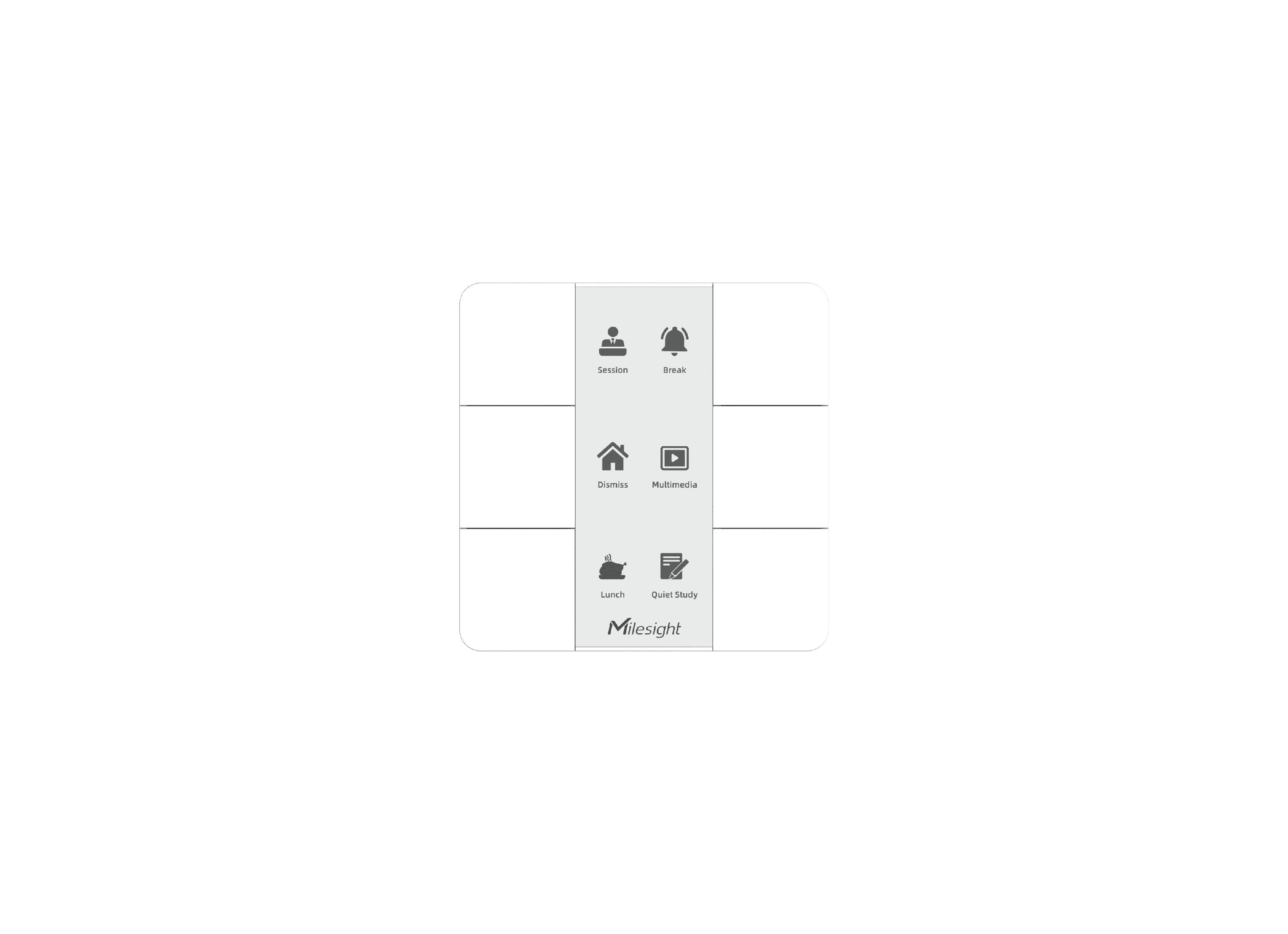 MILESIGHT IOT - WS136 LoRaWAN Smart Scene Panel-1