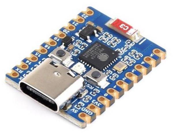 Waveshare ESP32-C6-Mini, 32-Bit RISC-V Dual-Core 160MHz, WiFi 6, BT5, 4MB Flash, ohne Header
