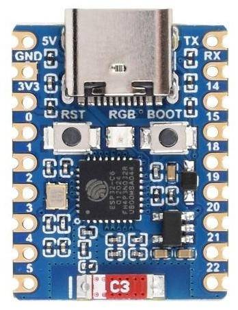 Waveshare ESP32-C6-Mini, 32-Bit RISC-V Dual-Core 160MHz, WiFi 6, BT5, 4MB Flash, ohne Header-2