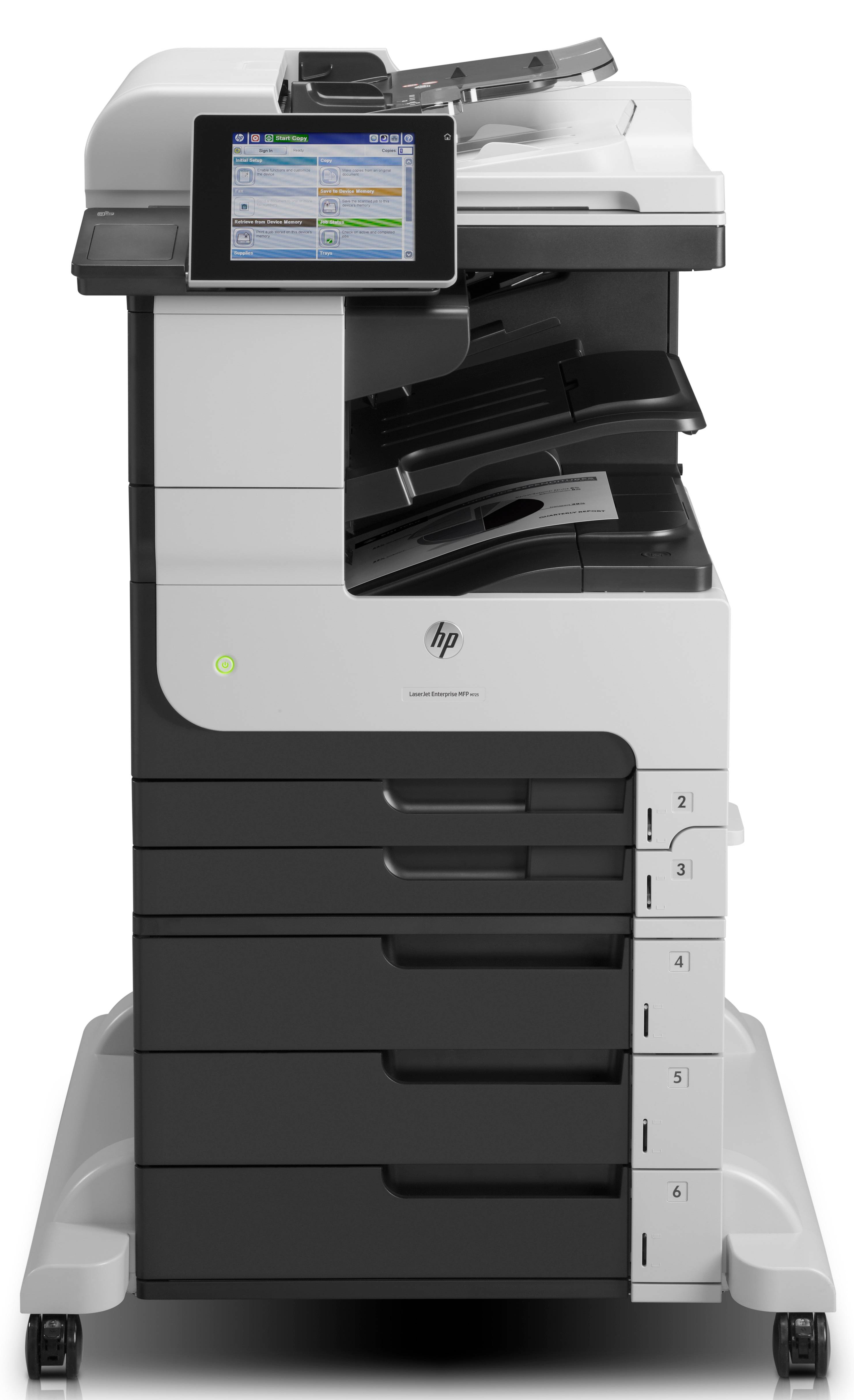 HP LaserJet Enterprise MFP M725z - Multifunktionsdrucker - s/w - Laser - A3 (297 x 420 mm)-1