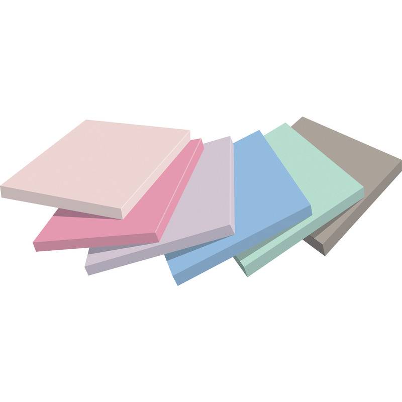Post-it® Haftnotizen Super Sticky Notes, 127 x 76 mm, 6 Blöcke á 90 Blatt, Soulful bunt-1