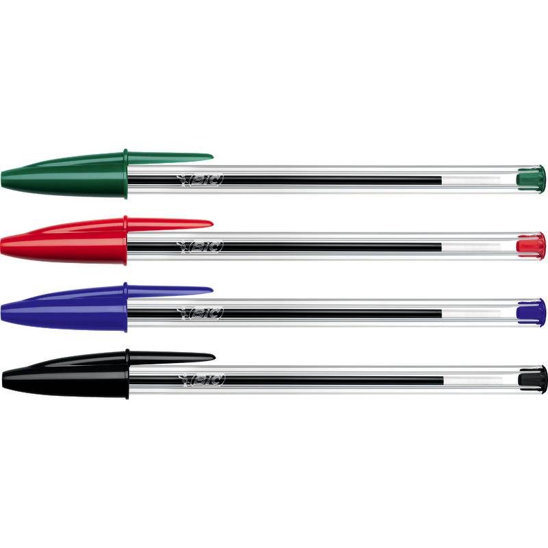 BIC Kugelschreiber Cristal Original, sortiert, 4er Kartonbox (5110203)-1