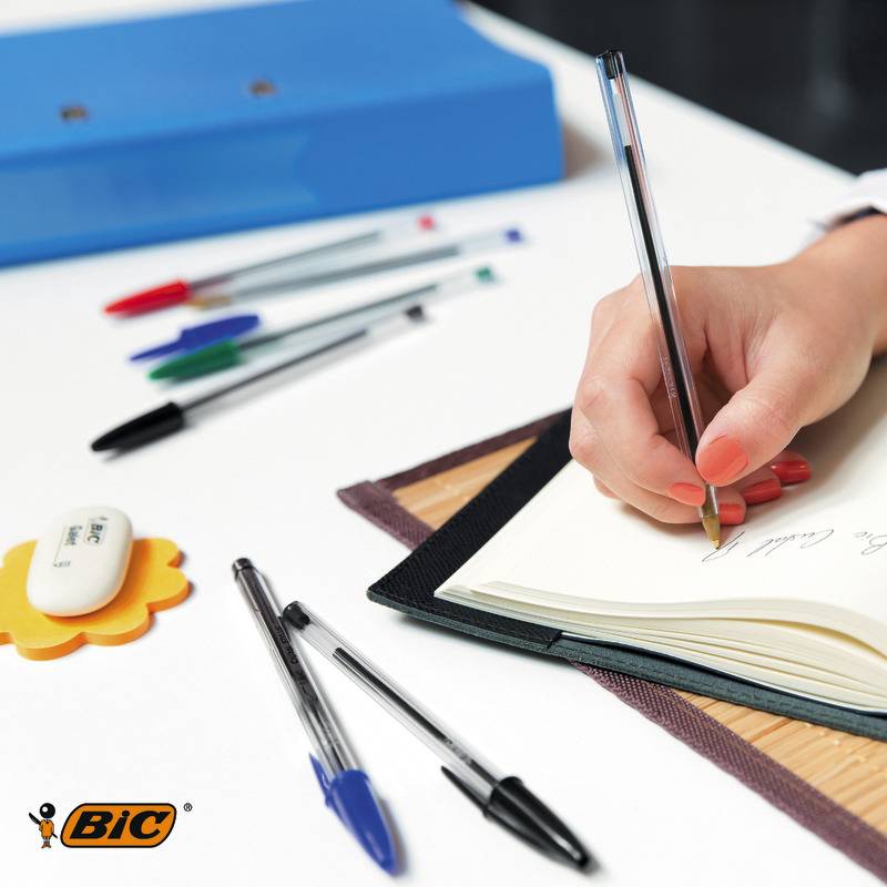 BIC Kugelschreiber Cristal Original, sortiert, 4er Kartonbox (5110203)-2