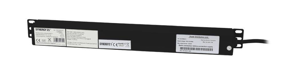 Synergy 21 ALLNET 19inchinchzbh. Power strip 9x sockets CEE7 - cold device plug C14 with 10A-2