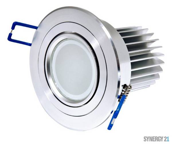 Synergy 21 Prometheus, Einbaustrahler, 8 W, 960 lm, Aluminium