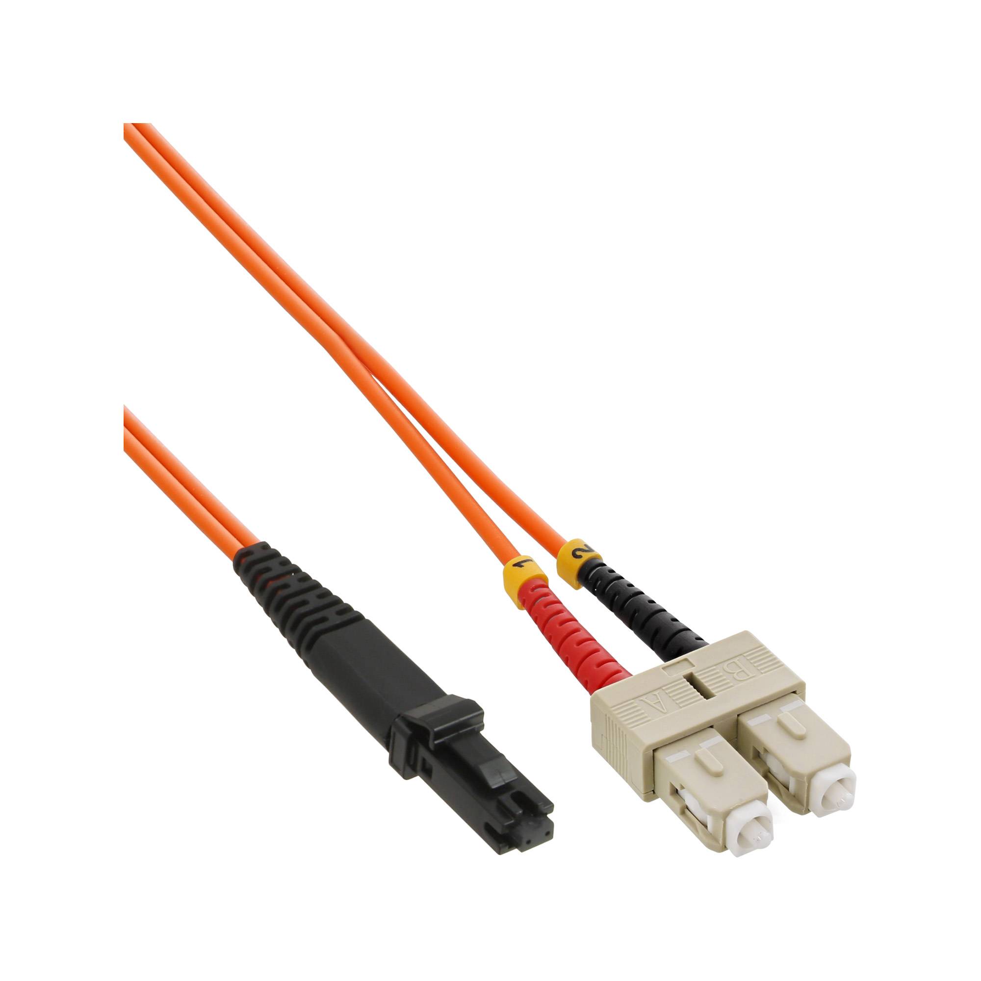 InLine® LWL Duplex Kabel, MTRJ/SC, 50/125µm, OM2, 3m-0