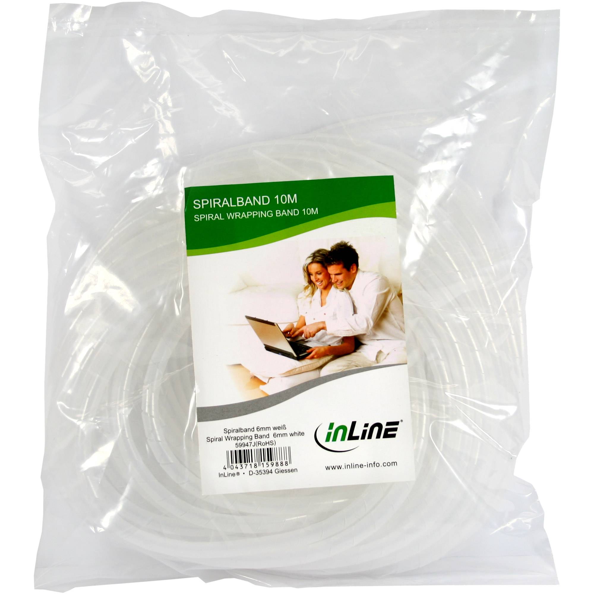 InLine® Spiralband 10m, natur, 10mm-1