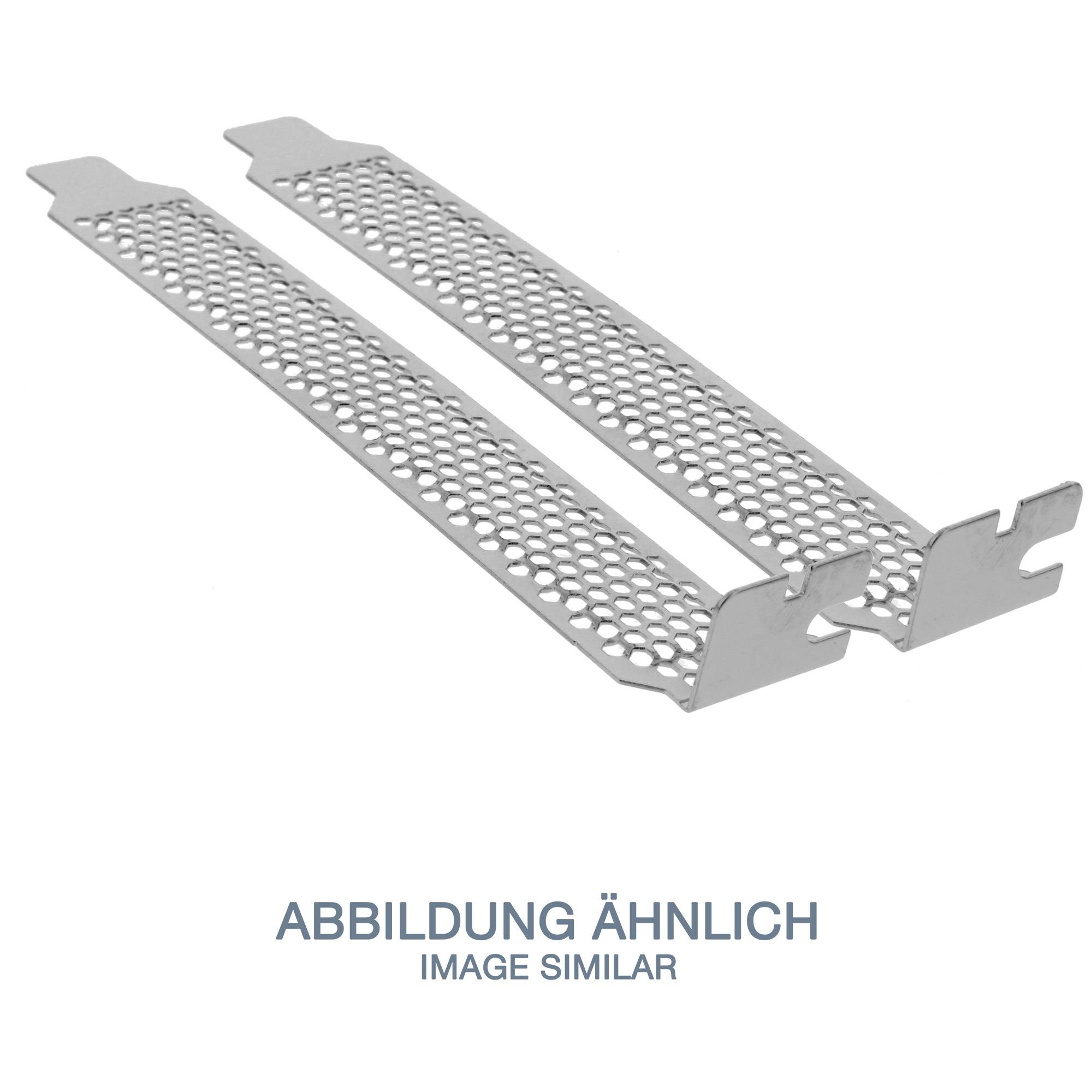 InLine® Slotblech perforiert, 2er Pack, silber-0