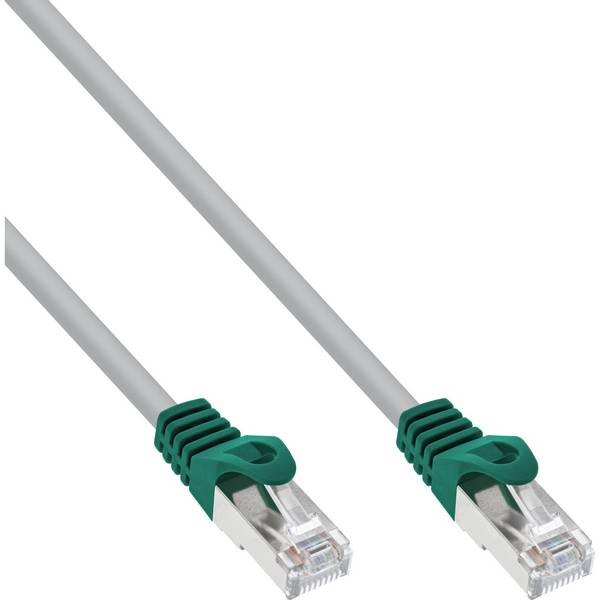 InLine® Crossover Patchkabel, SF/UTP, Cat.5e, grau, 0,5m