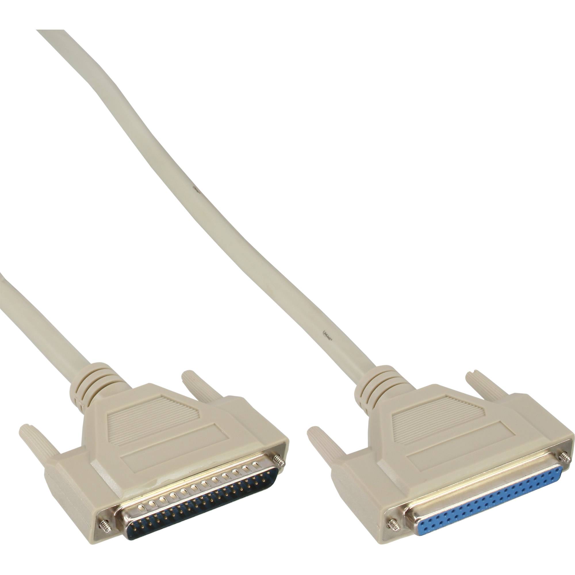 InLine® Serielle Verlängerung, 37pol Stecker / Buchse, 1:1 belegt, 1m-0