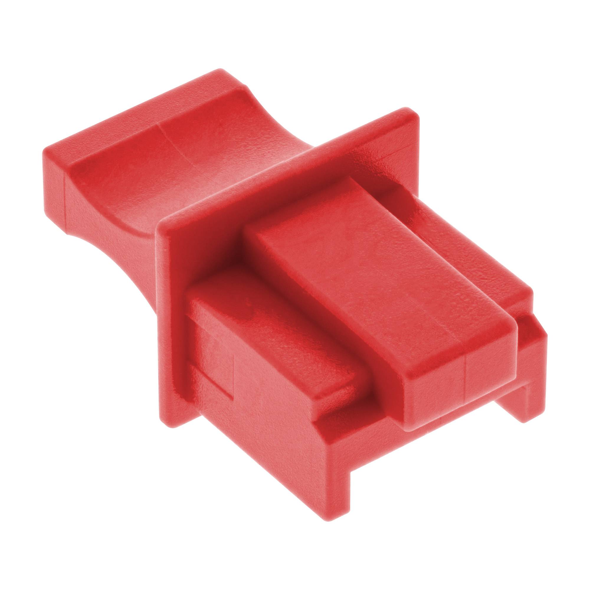 INLINE - Staubschutz - für RJ45 Buchse - rot 100er Pack-1