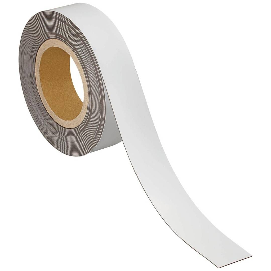MAUL Kennzeichnungsband magnetisch Breite 40mm Länge 10m weiß-0
