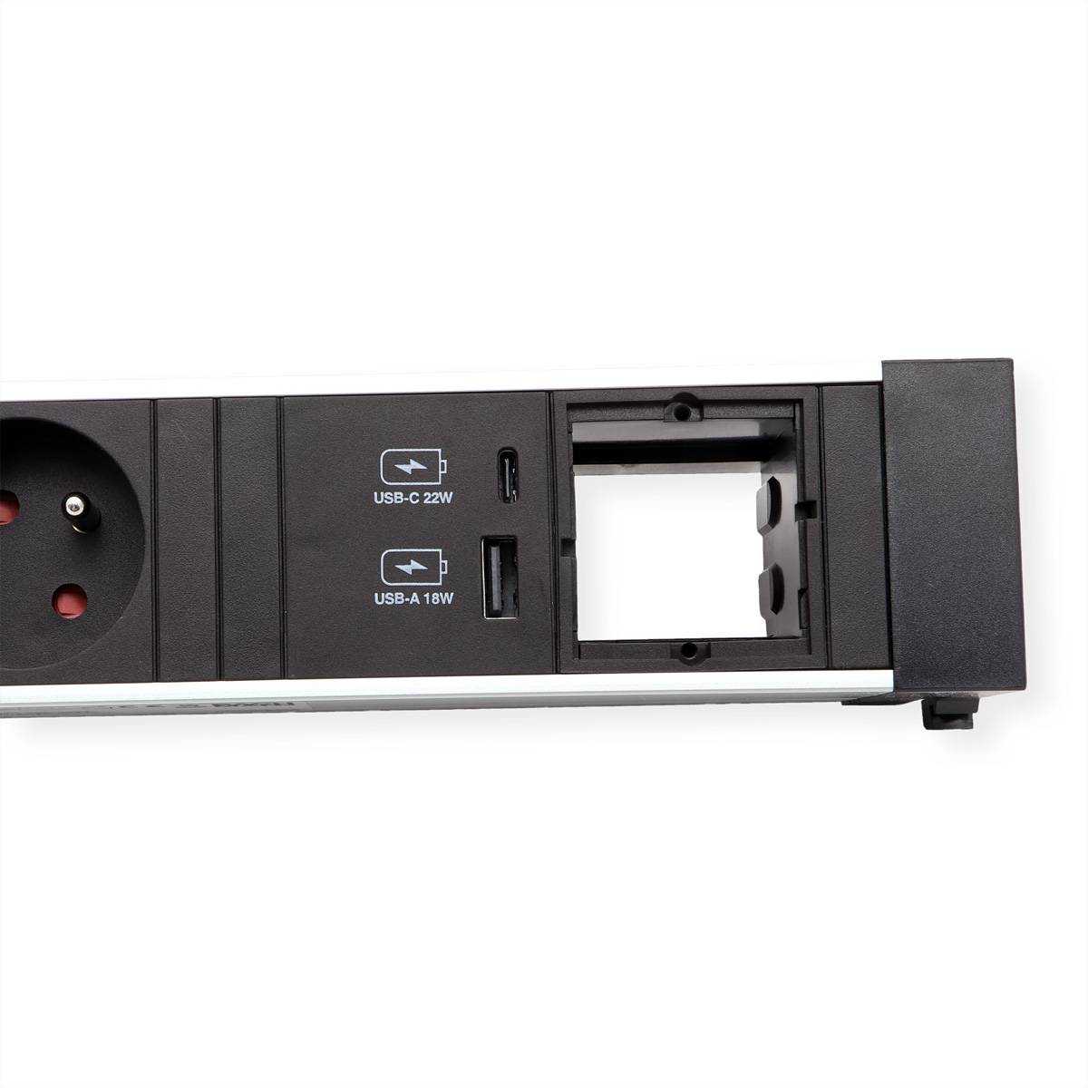 BACHMANN POWER FRAME M 2xUTE 1xCM 1xUSB A/C 22W 0,2m GST18-2