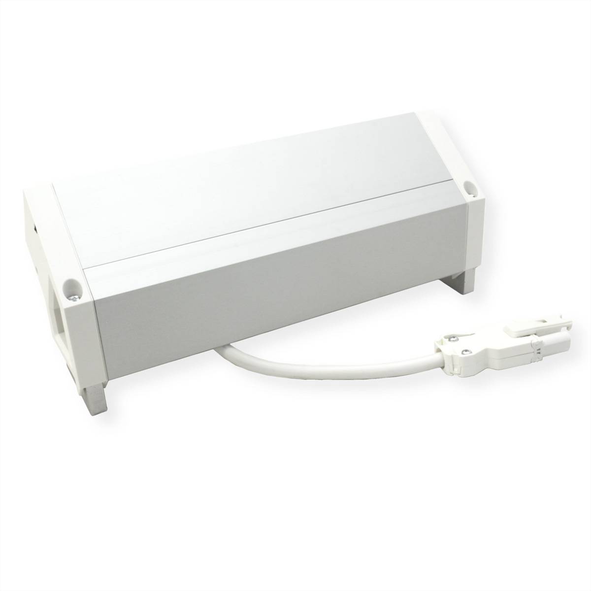 BACHMANN DESK2 ALU WHITE 2xUTE 1xUSB A/C 22W 1xSchalter 0,2m-4