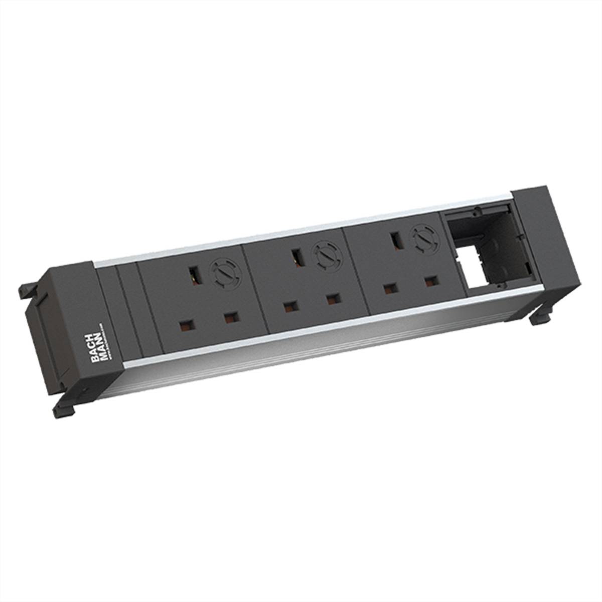 BACHMANN POWER FRAME 3xUK 3,15A 1xCM, 0,2m GST18 United Kingdom-0