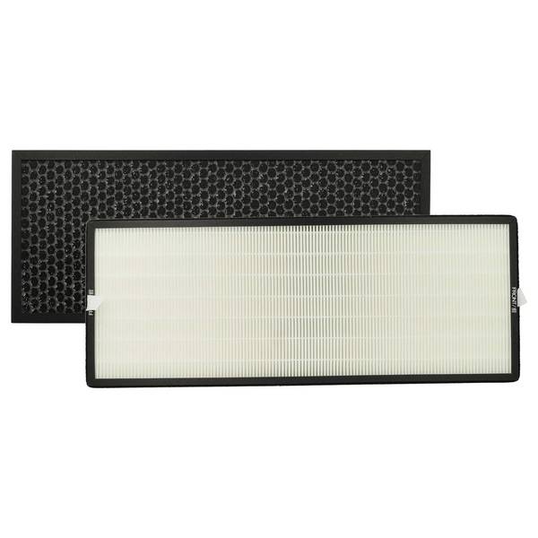 vhbw 2-teiliges Filter-Set kompatibel mit Rowenta Intense Pure Air XL PU6020F1, PU6020F0 Luftreiniger - HEPA-Filter
