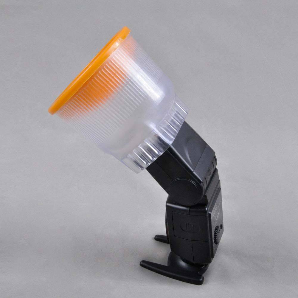 vhbw Blitz-Diffusor kompatibel mit Sony HVL-F60M | HVL-F58AM Blitz, Kamera - Kunststoff matt transparent, 11,5 x 12,8 cm-1