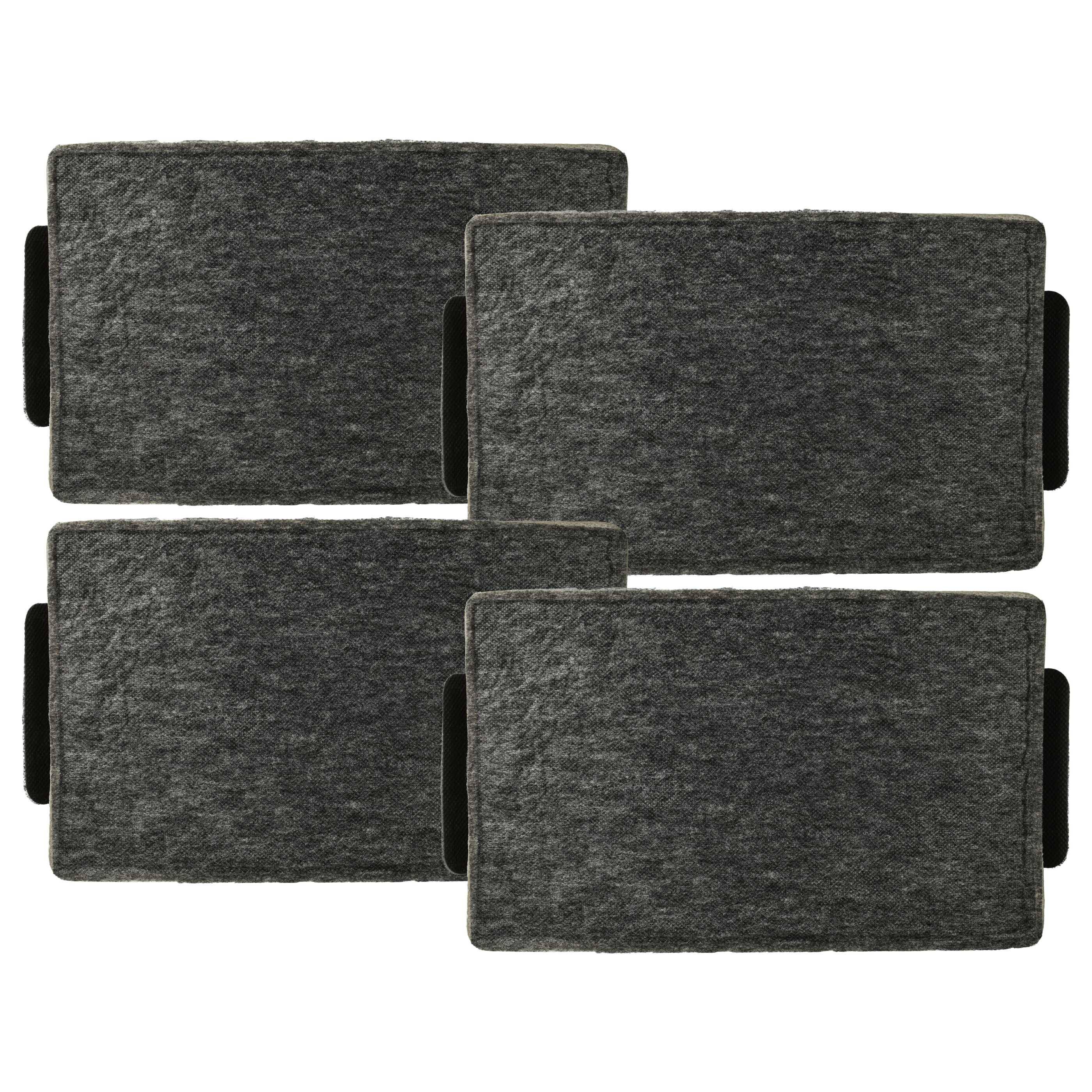 vhbw 4x Aktivkohlefilter Ersatz für Miele FWKM-1423 für Dunstabzugshaube | 23,7 x 14,6 x 1,9 cm-0
