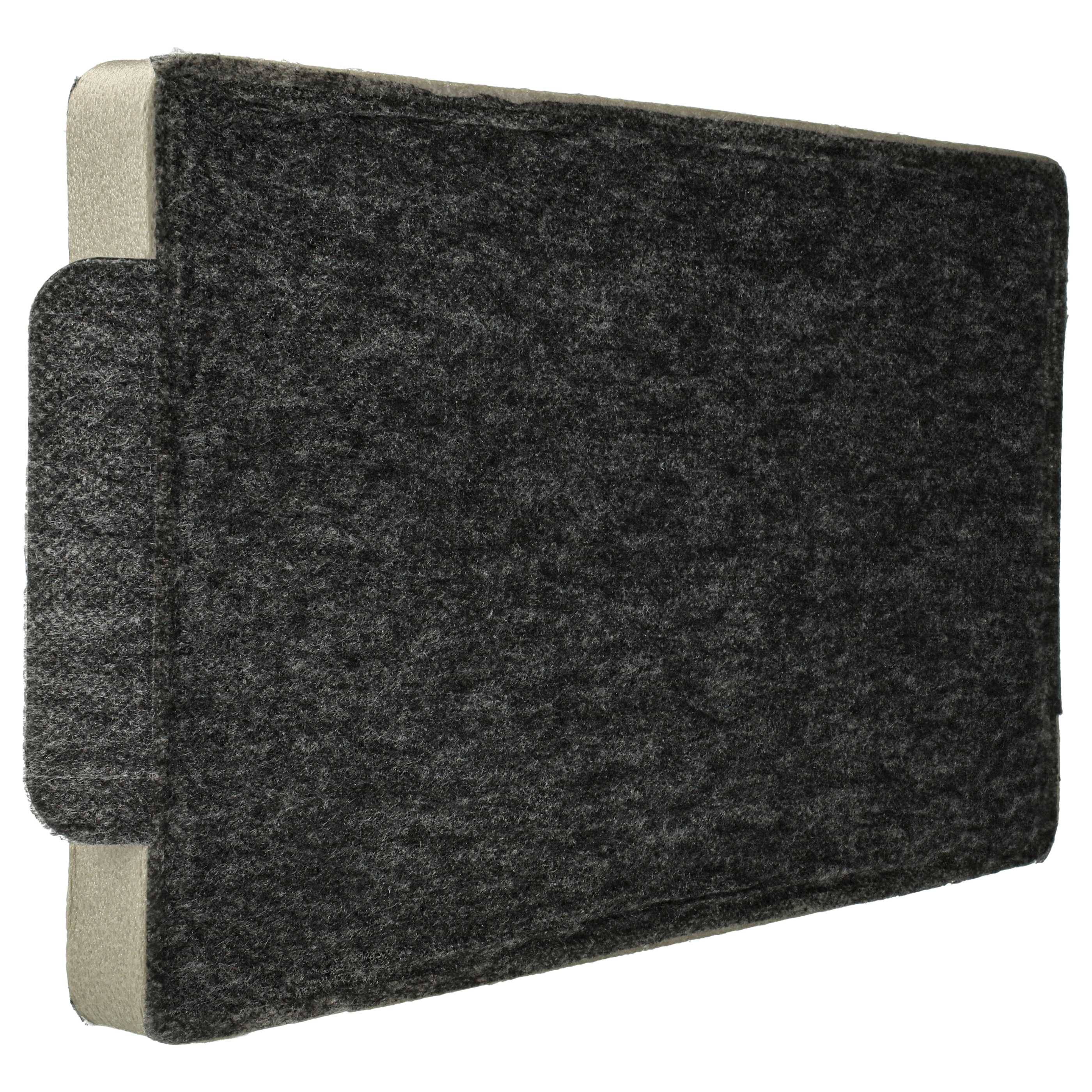 vhbw 4x Aktivkohlefilter Ersatz für Miele FWKM-1423 für Dunstabzugshaube | 23,7 x 14,6 x 1,9 cm-2