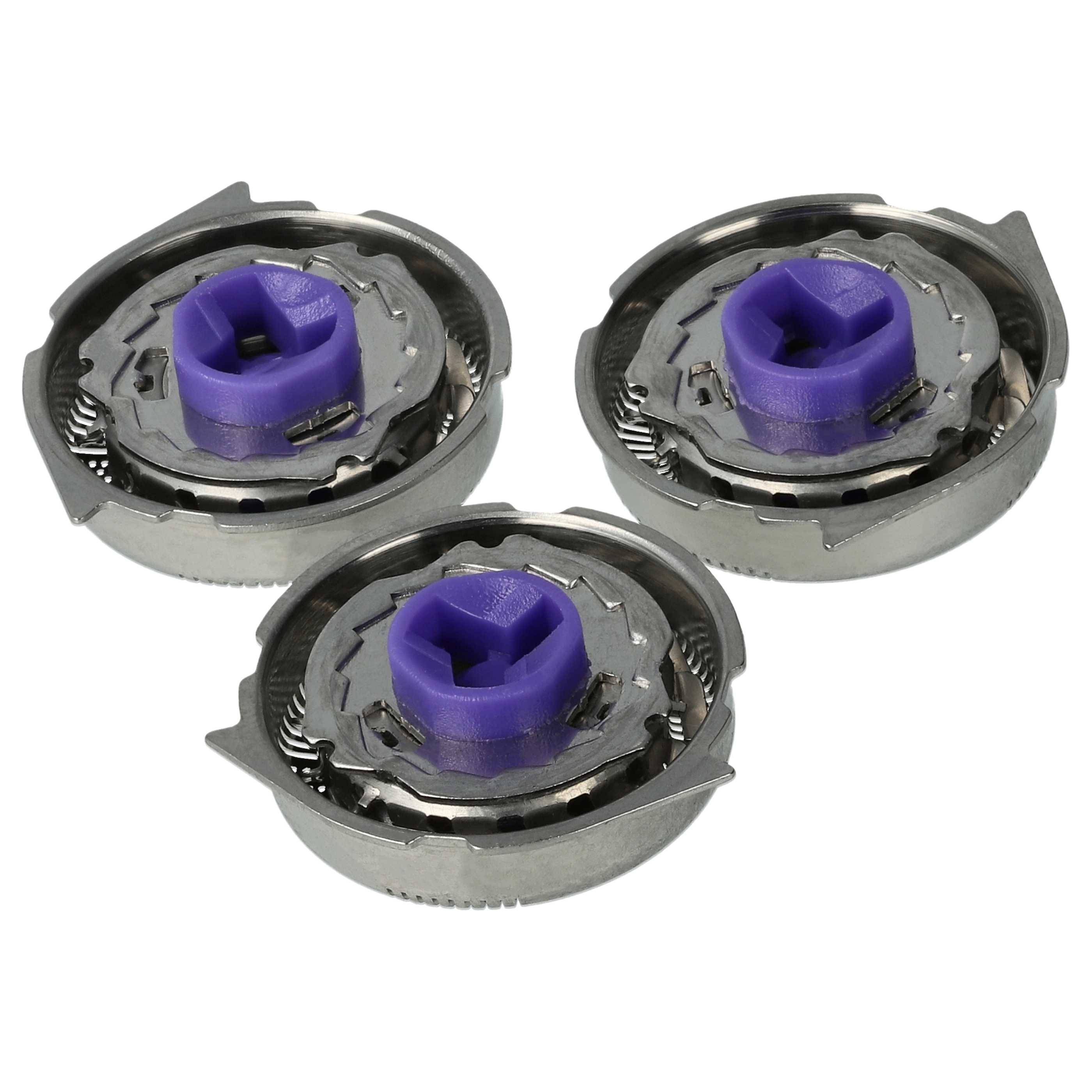 vhbw 6x Ersatz-Scherköpfe kompatibel mit Philips HQ7360 | HQ7390, HQ7742, HQ7350, HQ7740, HQ7363, HQ7380 Elektrorasierer-1