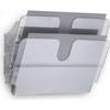 Formularablage FLEXIPLUS für Wandmontage inkl. Schrauben und Dübel 2 DIN A4 quer transparent. DURABLE 82228349