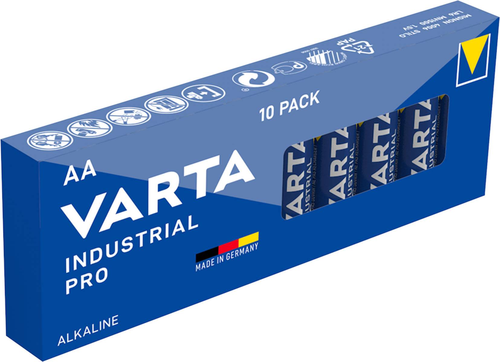 Varta Batterie Industrial Pro 04006211111 Mignon AA LR6 10 St./Pa-0