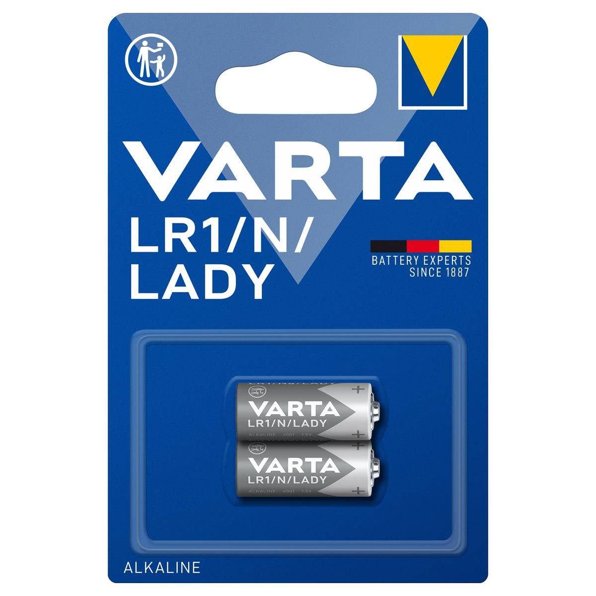 Varta Batterie 4001 ELECTRONICS Lady/LR1 2Blister