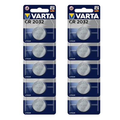 Varta Electronics CR2032 Lithium Knopfzelle 10er Pack-0