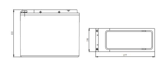 Q-Batteries 12LFT-55 12V 55Ah AGM Frontterminal Blei Akku 12-Jahrestyp VRLA-1