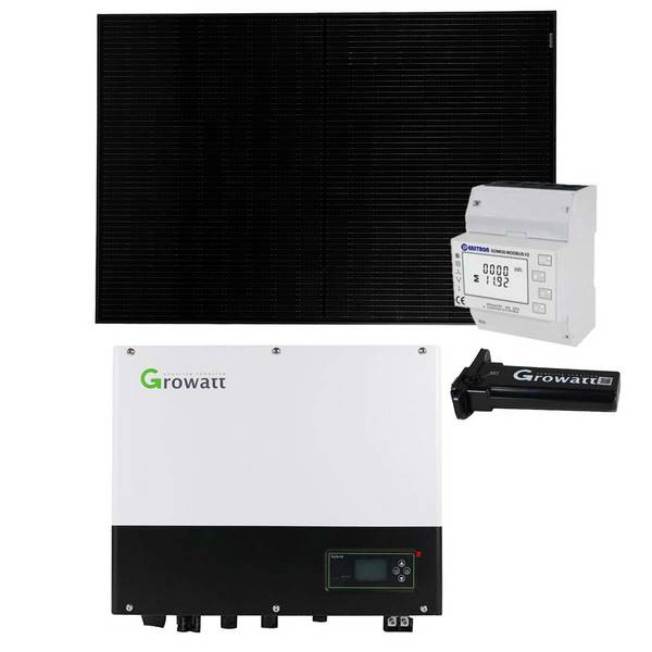 Growatt 3,22kWp Glas Glas PV-Anlage ohne Speicher mit SPH3000TL BL-UP