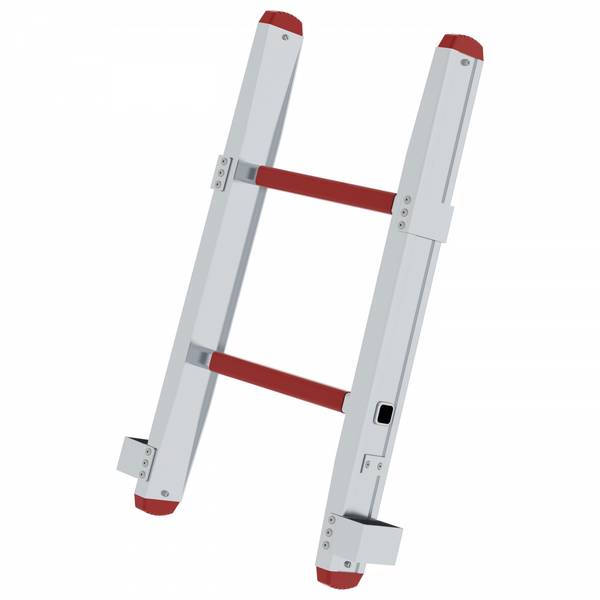 Steckleiter-Einsteckteil aus Aluminium, 2 Sprossen, Leiterteil T 3