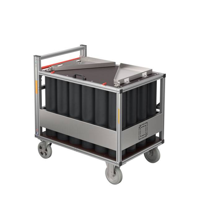 MUNK Rettungstechnik Transportsicherung für Rollcontainer Atemluftflaschen-0