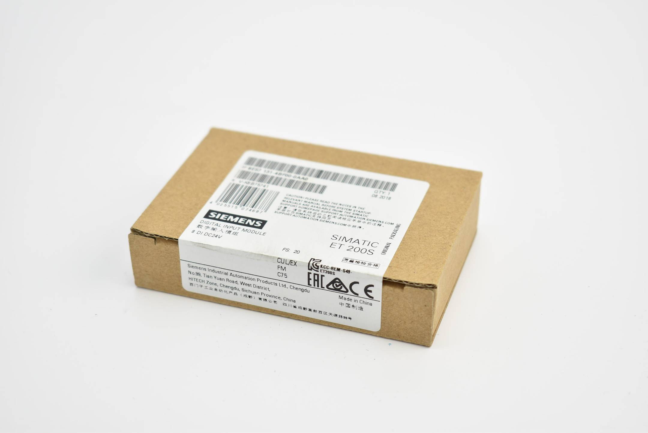 Siemens simatic ET 200S Modul 6ES7 131-4BF00-0AA0 ( 6ES7131-4BF00-0AA0 )-1