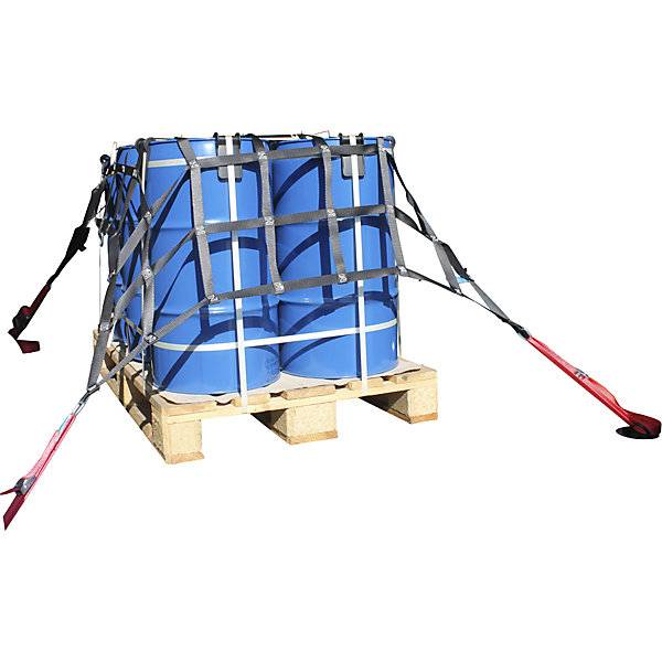 Ladungssicherungsnetz für PKW Kleintransporter Maschenweite 150 x 150 mm Breite 1650 - 1950 mm. TAKKT-1