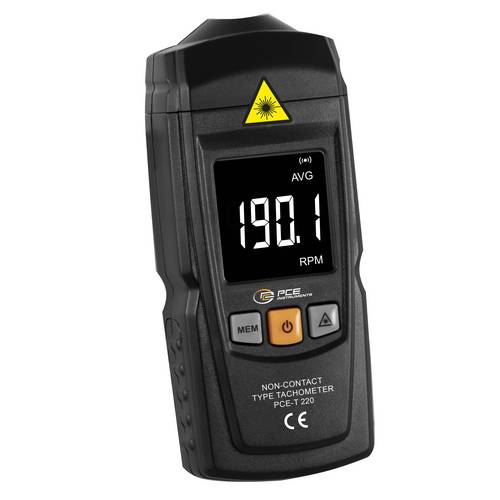 Thumbnail - PCE Instruments PCE-T 220 Handtachometer 99999 U/min (max)