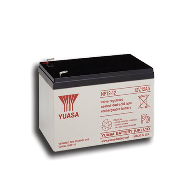 Yuasa (NP12-12) 12V 12Ah Bleiakku – Hochleistungsstromquelle für Sicherheitssysteme