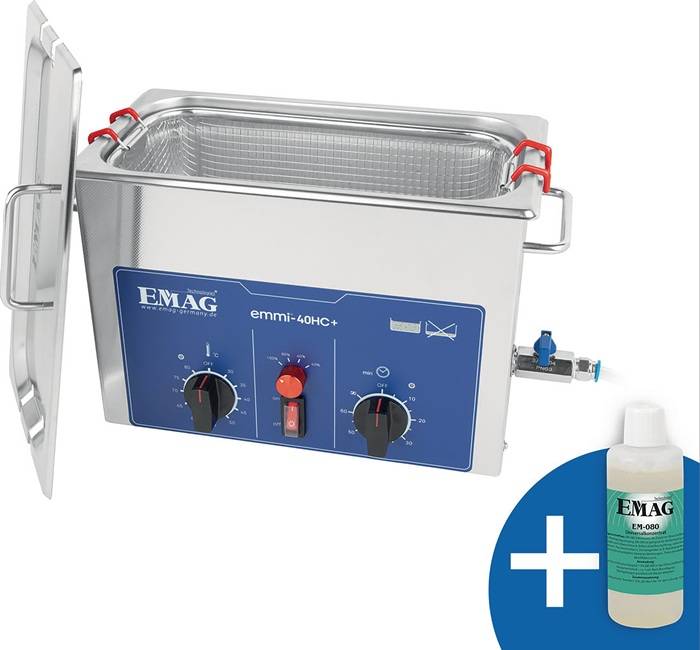 Ultraschallteilereiniger Emmi 40 HC Plus B380xT190xH260mm4,5l m.Heizung EMAG-0