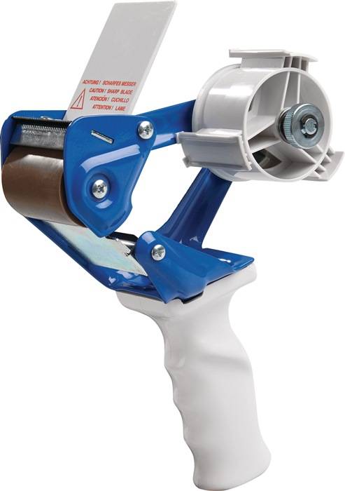 Handabroller Profi K20B Metall blau/weiß f.Band-B.50mm-0