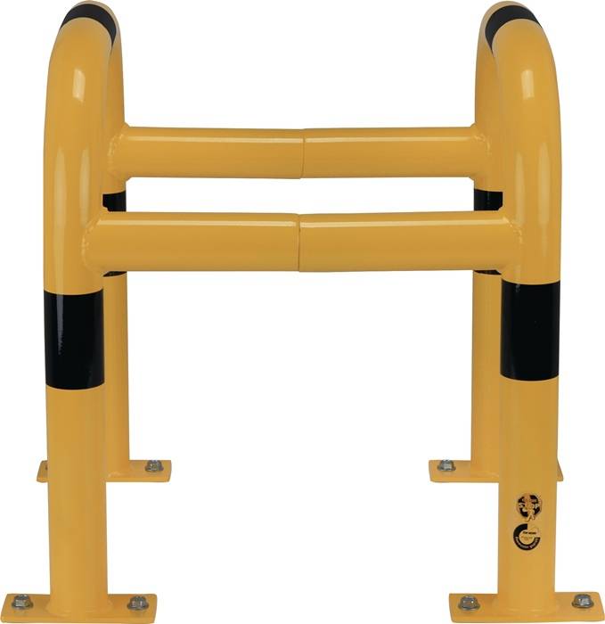 Säulen- u.Pfostenschutz H.600mm f.Pfostenmaß 600x600mm STA gelb DANCOP-1