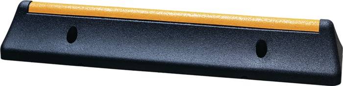 Radstopper L997xB300xH160mm Gum.schwarz z.Aufdübeln DANCOP-2