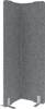 Akustik-Stellwand eck.graumeliert B1000xH1800mm HAMMERBACHER