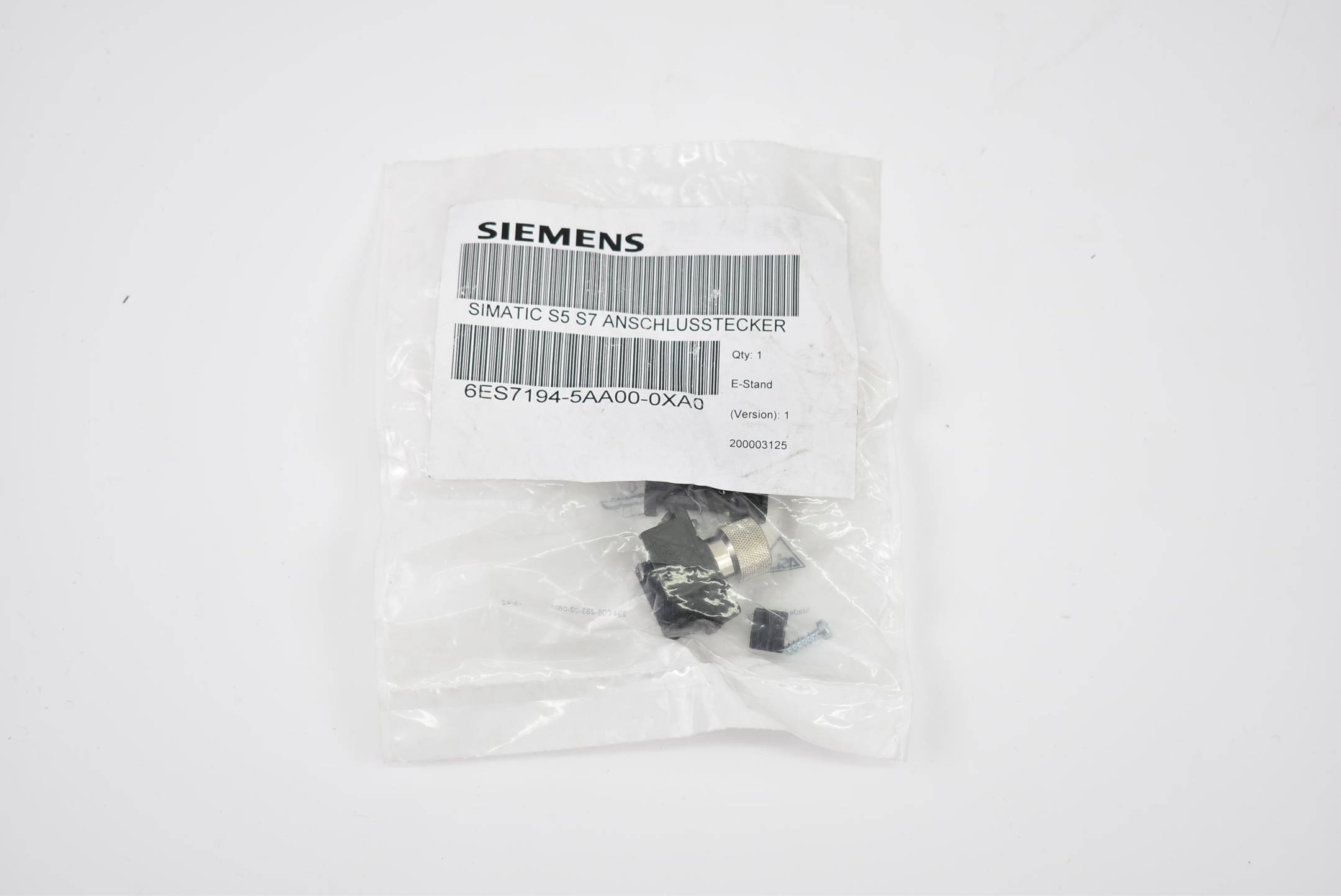 Siemens Simatic Anschlussstecker 6ES7194-5AA00-0XA0 ( 6ES7 194-5AA00-0XA0 )