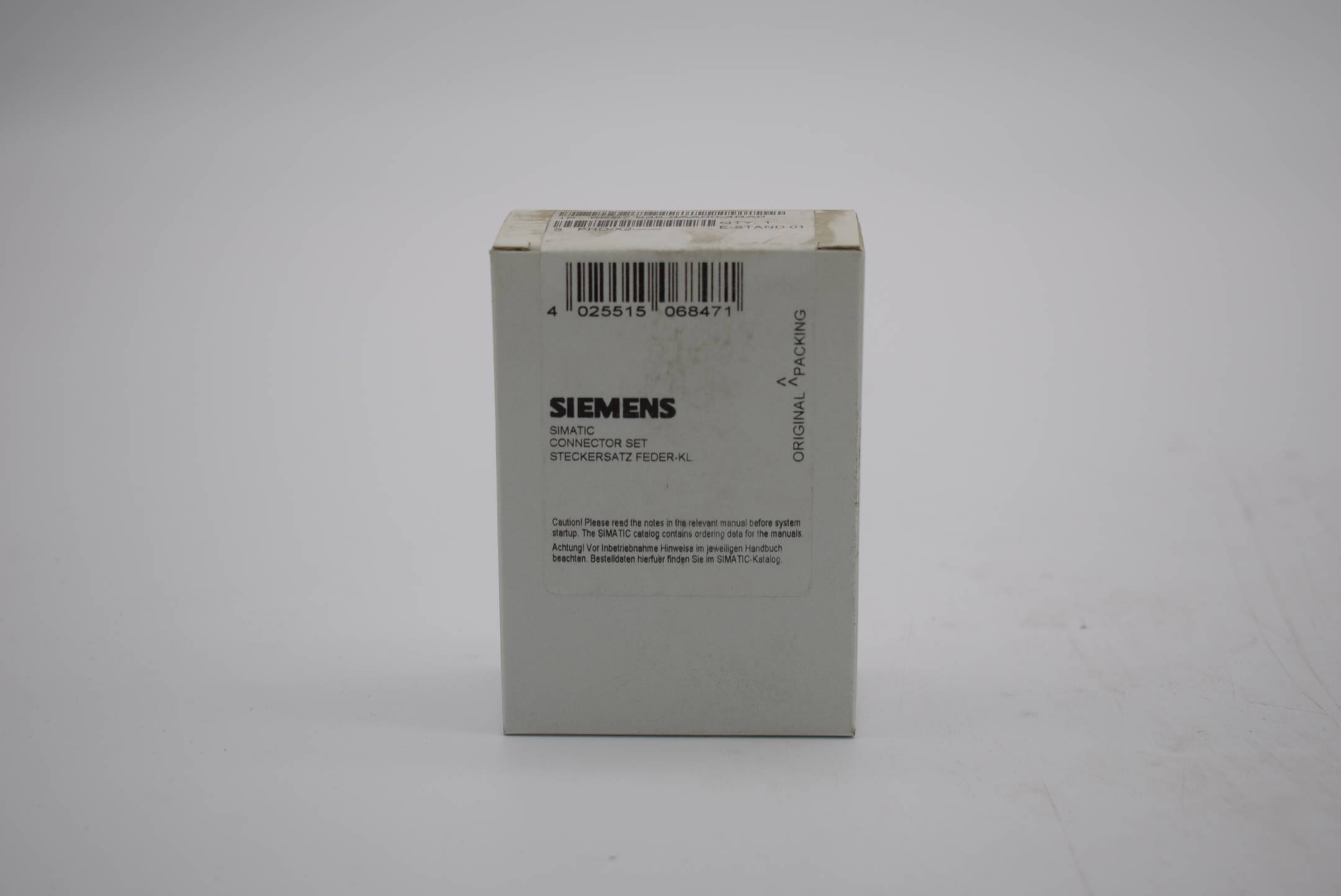 Siemens simatic Connector Set 6ES7 635-0AA00-4BA0 ( 6ES7635-0AA00-4BA0 ) E. 01-0