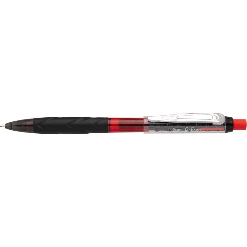 Pentel Druckbleistift Q-Erase, 0,7 mm, schwarz/rot (5103103)-0